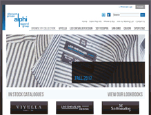 Tablet Screenshot of alphiapparel.com